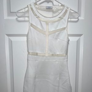 Like new! Tobi White Mesh Bodycon Dress
